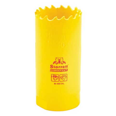 30mm Starrett Bi-metal Holesaw