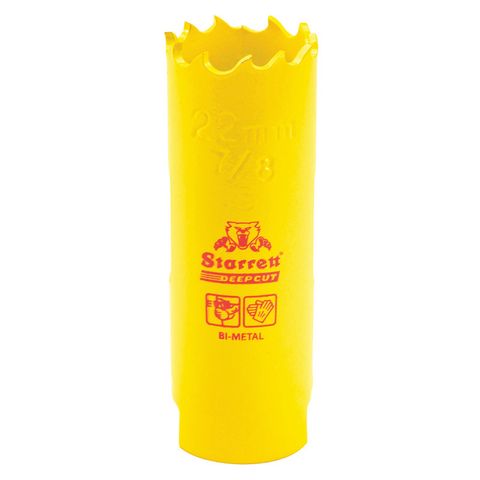 22mm Starrett Bi-metal Holesaw
