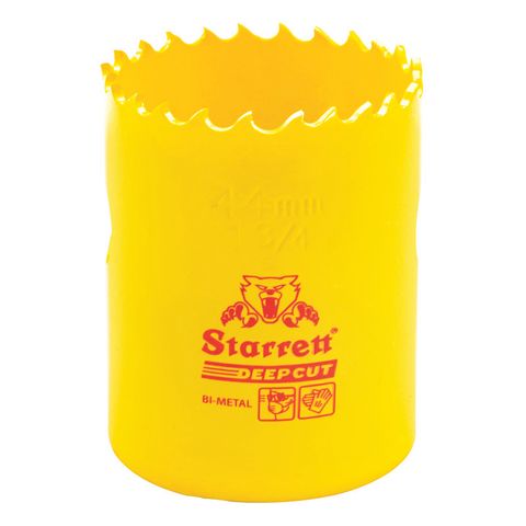 44mm Starrett Bi-metal Holesaw