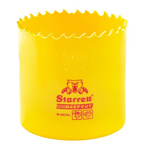 57mm Starrett Bi-metal Holesaw