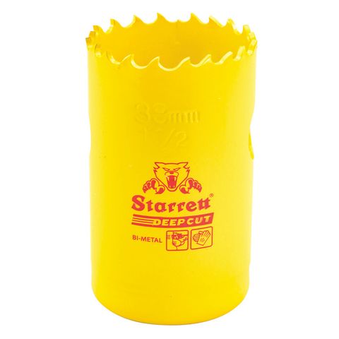 38mm Starrett Bi-metal Holesaw