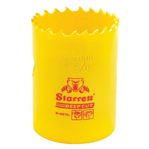 41mm Starrett Bi-metal Holesaw