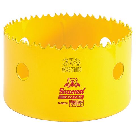 98mm Starrett Bi-metal Holesaw