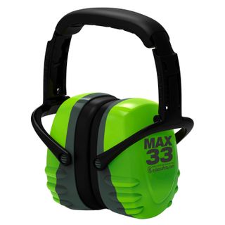 Esko Max33 Green Plastic Folding Earmuff Class 5 33dB