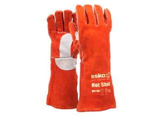 Esko HOT SHOT Mig Welding Glove, Red/Rust LARGE (9)