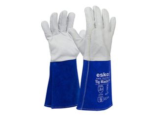 Esko TIG MASTER PRO Glove, Blue/White X-LARGE (10) Kevlar Stitched