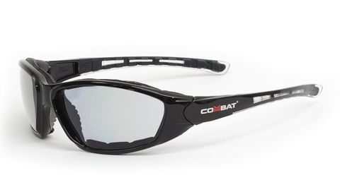 Combat Glasses - Eva-Foam Seal, Anti Scratch/Fog - Clear