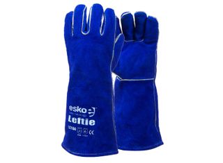 Esko LEFTIE Welding Glove, Blue Kevlar Stitched, Lined/Welted 2pcs