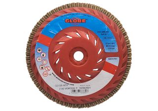 Flap Disc 125 x M14 Z80 Grit Globe Vortex Zirconia