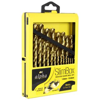 1-13mm 25pc Drill Set - Gold Series Alpha