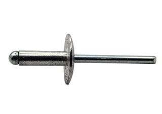 48 Aluminium/Steel Large Flange Rivet 3.2 x 16.4mm