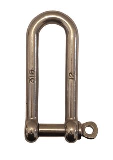 8mm x 60 Long D Shackle 316 Stainless Steel
