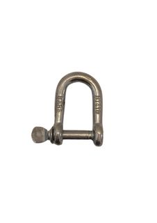 6mm D Shackle Zinc Plated