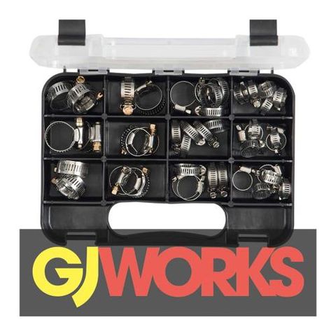 GJ Grab Kit 42PC SS Band Hose Clamps