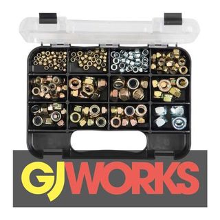 GJ Grab Kit 195PC Self-Lock Nuts Metric