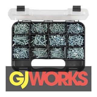 GJ Grab Kit 620PC Self-Tap Slot Head Zinc