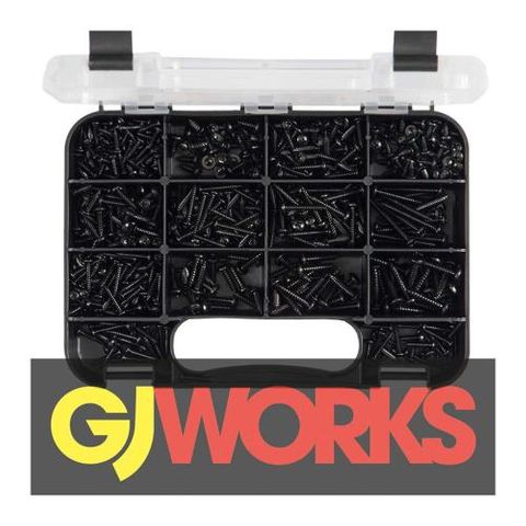 GJ Grab Kit 710PC Self-Tap Panhead Black