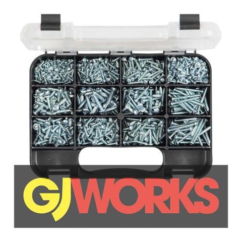 GJ Grab Kit 760PC Self-Tap Panhead Zinc