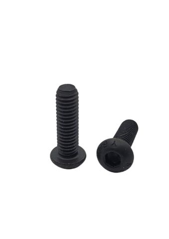 8 x 25 Button Head Screw Black