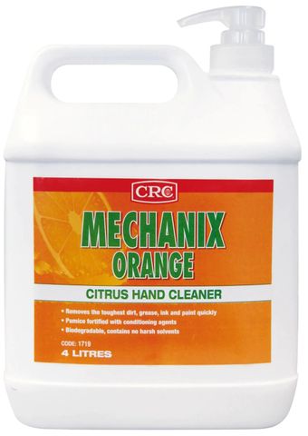 CRC Mechanix Orange Hand Cleaner 4L