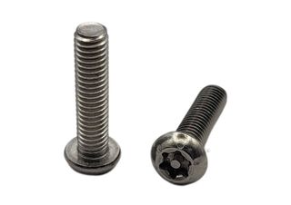 1/4 x 1 UNC Buttonhead Machine Screw 304 Stainless Steel Post Torx