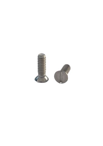 #5-32 x 5/8 UNC Countersunk Machine Screw 304 Stainless Steel Slot