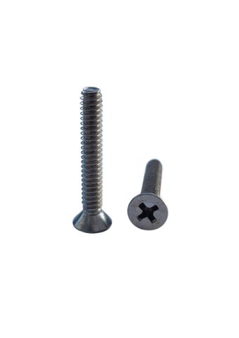 1/4 x 1 UNC Countersunk Machine Screw 304 Stainless Steel Phillips