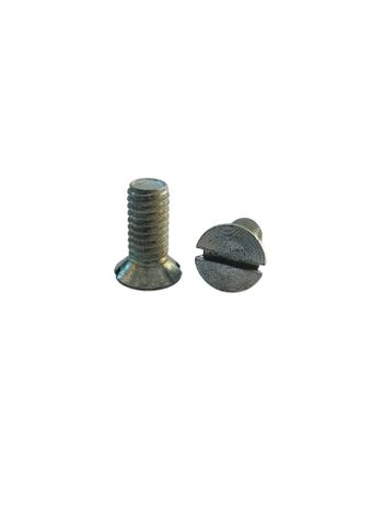 5/32 x 3/4 UNC Countersunk Machine Screw Zinc Plated Slot