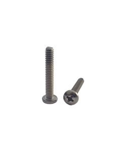 1/4 x 3/4 UNC Panhead Machine Screw 304 Stainless Steel Phillips