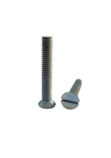 5/16 x 2 UNC Countersunk Machine Screw Zinc Plated Slot