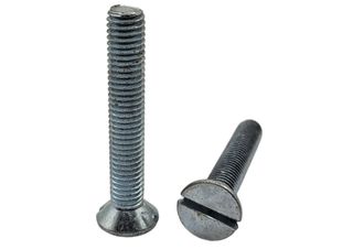 5/16 x 3 UNC Countersunk Machine Screw Zinc Plated Slot