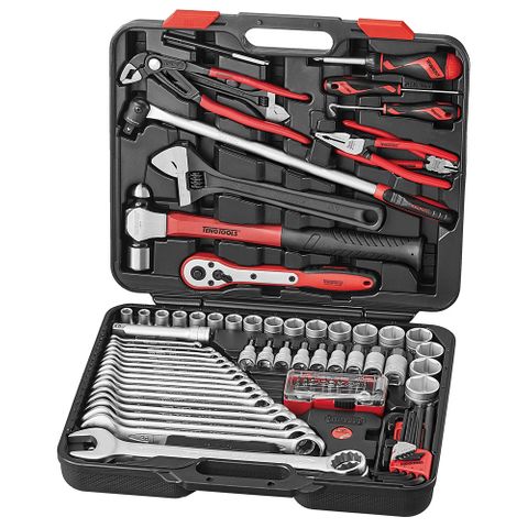 105pc 1/2in Dr. Metric H/Duty Vehicle Tool Set -Teng