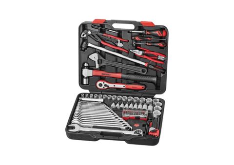 Teng 105pc 1/2in Dr. Metric H/Duty Vehicle Tool Set Ball Pein