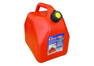 20 Litre Red Container - Squat Type - Petrol