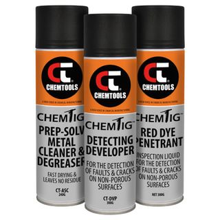 ChemTig™ Dye Penetrant Test Kit, Weld Crack Detection, 3 Piece