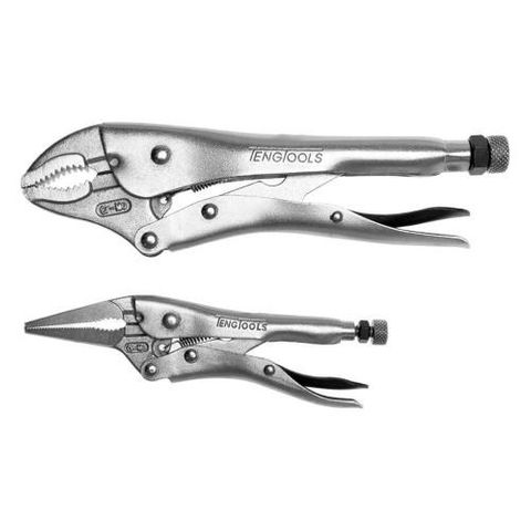 2pc Power Grip Plier Set -Teng