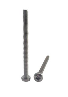 #10-32 x 2 UNF Panhead Machine Screw 304 Stainless Steel Phillips