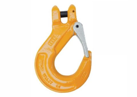 10mm Chain 3.15T-G80 Clevis Sling Hook w/ Safety Latch