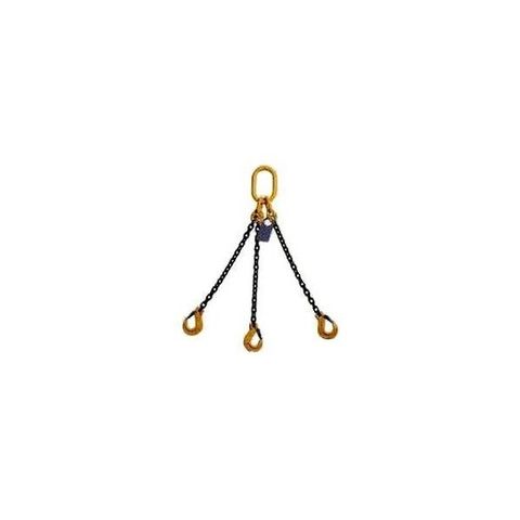 8mm Lifting Chain Set 4.25T, 3Leg, 3M, Latchlock Safety Hook