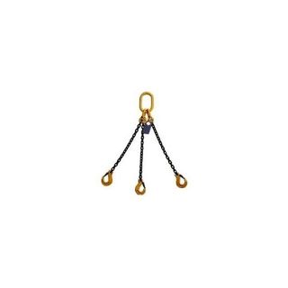 Lifting Chain Set 8mm, 3 leg, 3 mtr, G80, Safety Hook