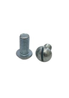 3/8 x 3/4 BSW Round Machine Screw Zinc Plated Slot