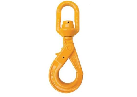 6mm Chain 1.12T - G80 Bearing Eye Swivel Self Locking Hook