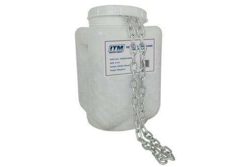 4mm Regular Link Chain-Galvanised-50kg Drum-175M