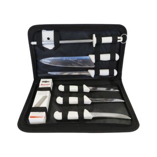 Starrett 8 Pce Hunting & Fishing Knife Set