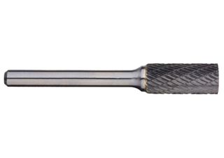 Alpha 1/4 Cylindrical Carbide Burr - 1/4 Shank