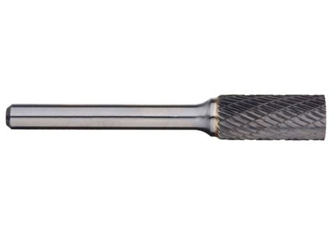 Alpha 3/8 Cylindrical Carbide Burr - 1/4 Shank