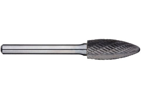Alpha 1/2 Flame Carbide Burr - 1/4 Shank