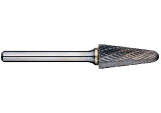 Alpha 1/2 Included Angle Carbide Burr - 1/4 Shank