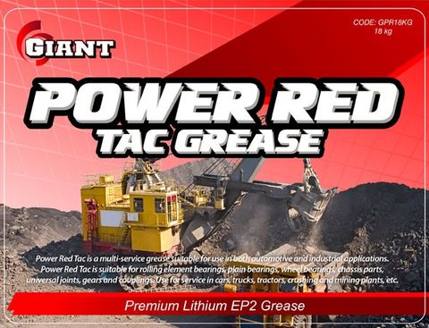 GIANT PWR RED TAC 400G GREASE CARTRIDGE