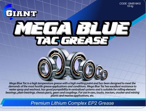 GIANT MEGA BLUE TAC GREASE 450G CARTRIDGE